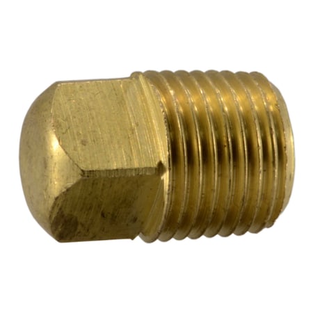 Midwest Fastener 1/8" IP Brass Square Head Plugs 3PK 32606